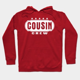 Cousin Crew Matching Family Holiday Text White Hoodie